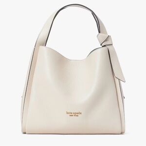Kate Spade Beige Leather Shoulder Bag